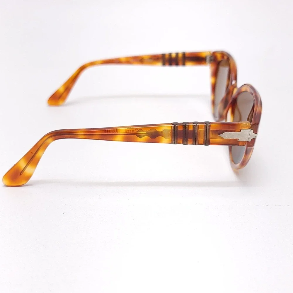 Persol 853 Carol Tortoiseshell Cat Eye Sunglasses FRAMES ONLY Italy 137-56-16